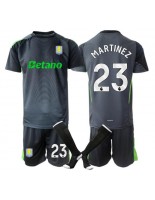 Aston Villa Emiliano Martinez #23 Keeper Hjemmedraktsett Barn 2025-26 Korte ermer (+ bukser)